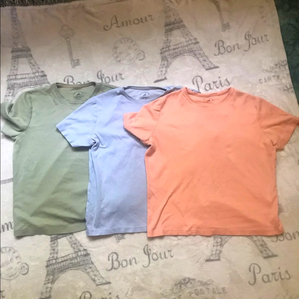 Lot of 3 white stag womens med t-shirts